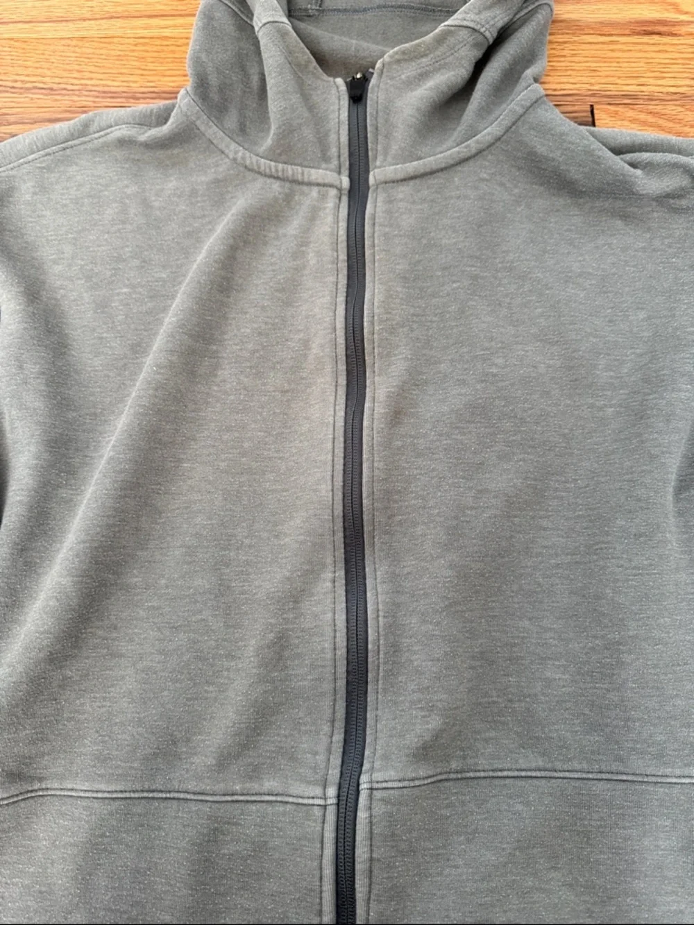 Men’s Nike Dri-Fit Full Zip Hooded Jacket Grey Medium